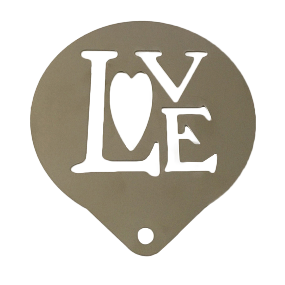 1 Pc Koffie Latte Cappuccino Barista Art Stencils Cake Stofdoek Sjablonen Koffie Gereedschap Accessoires Gusto Nespresso Zavarnik Dolce: A