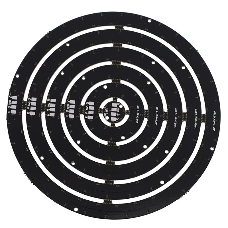 -WS2812 SK6812 Radius 110mm LED Ring 5050 DC5V DIY LED Ring Built-In RGB Addressable LED Ring 93 Bits LEDs