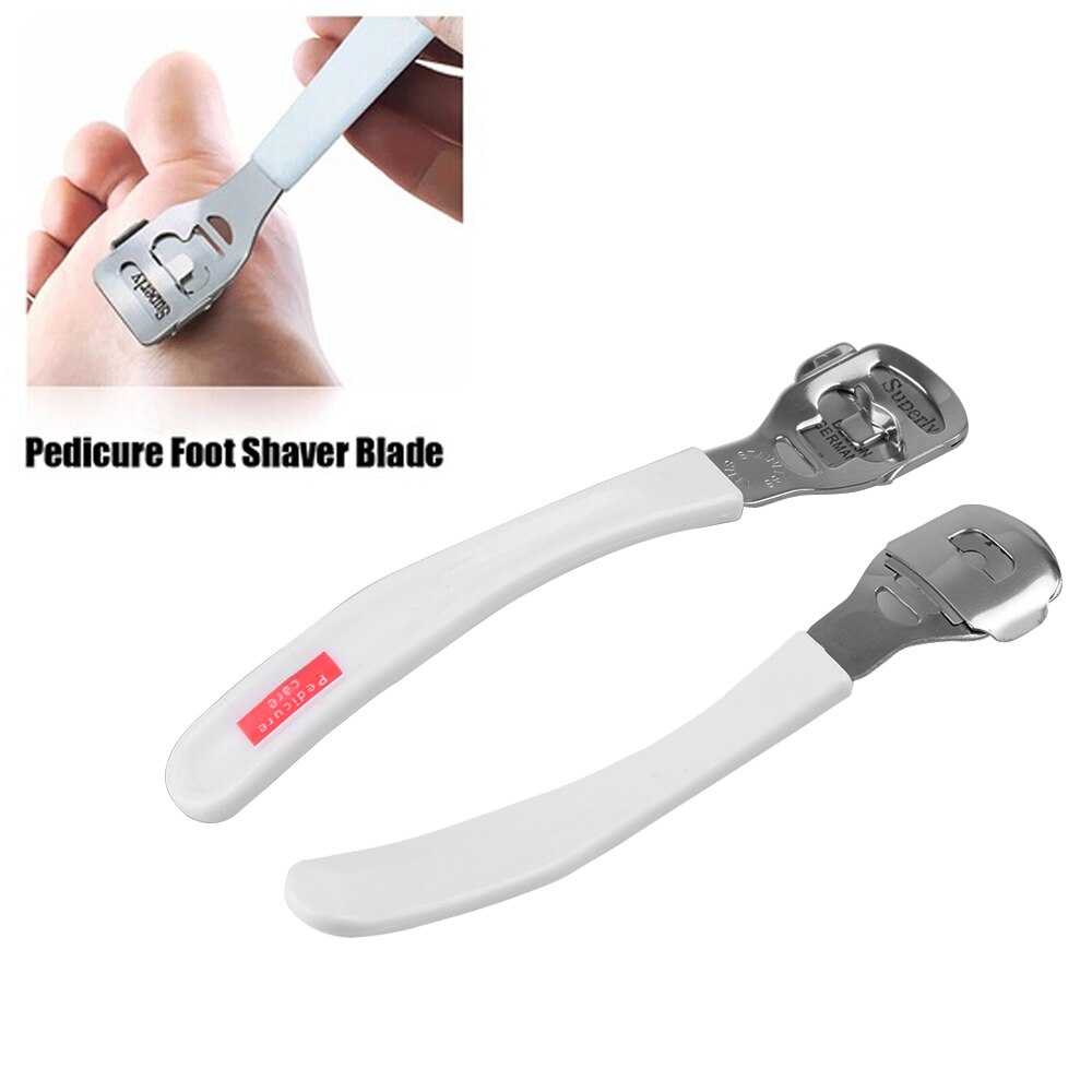 Hard Dead Skin Remover Cutter Shaver Trimmer Pedicure Blade Foot Caring Stainless Steel Pedicure Tools Or 10 Blades