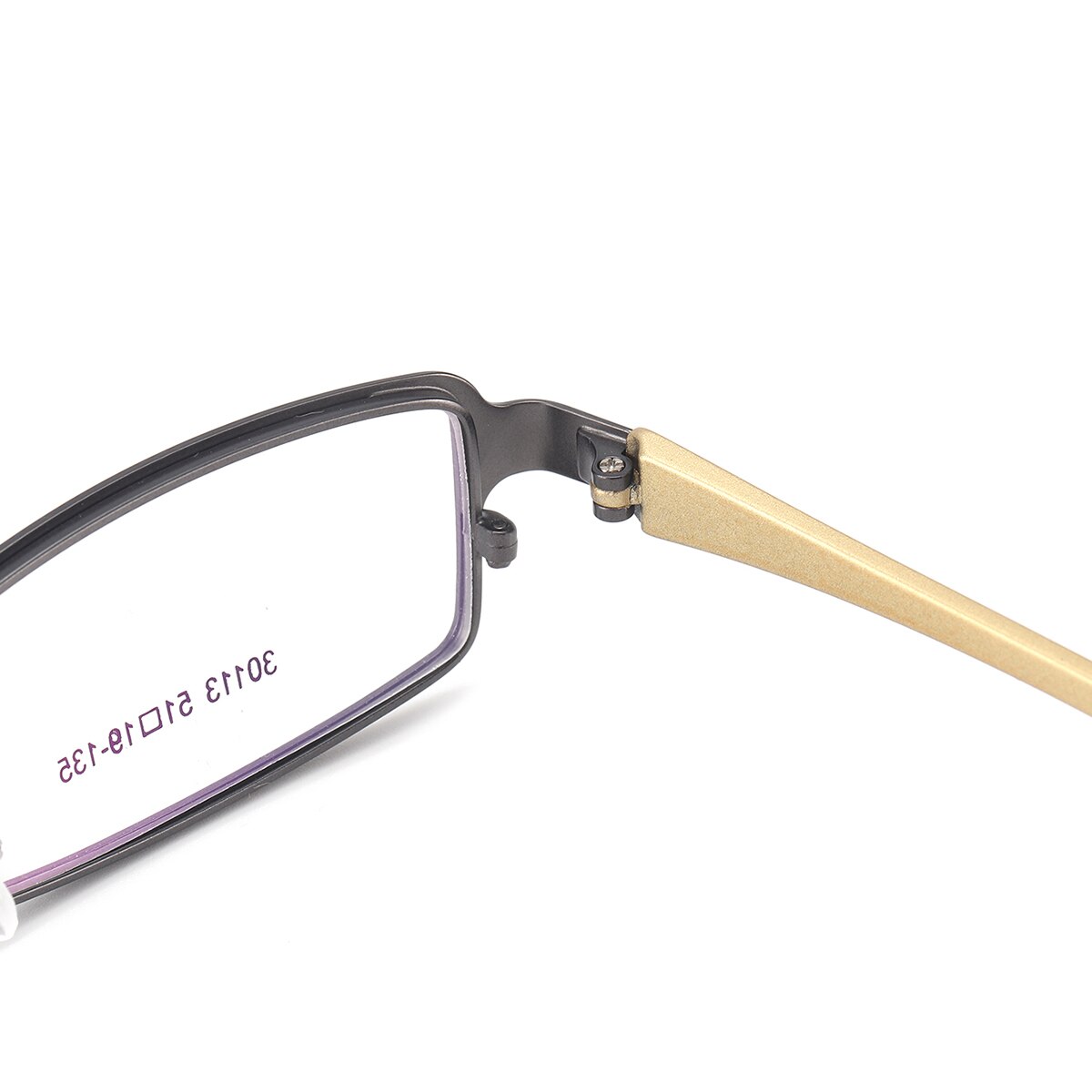 Metal Full Rim Small Rectangular Spectacles Men Super Light Flexible Eyeglasses Frames For Prescription Lenses Myopia Reading