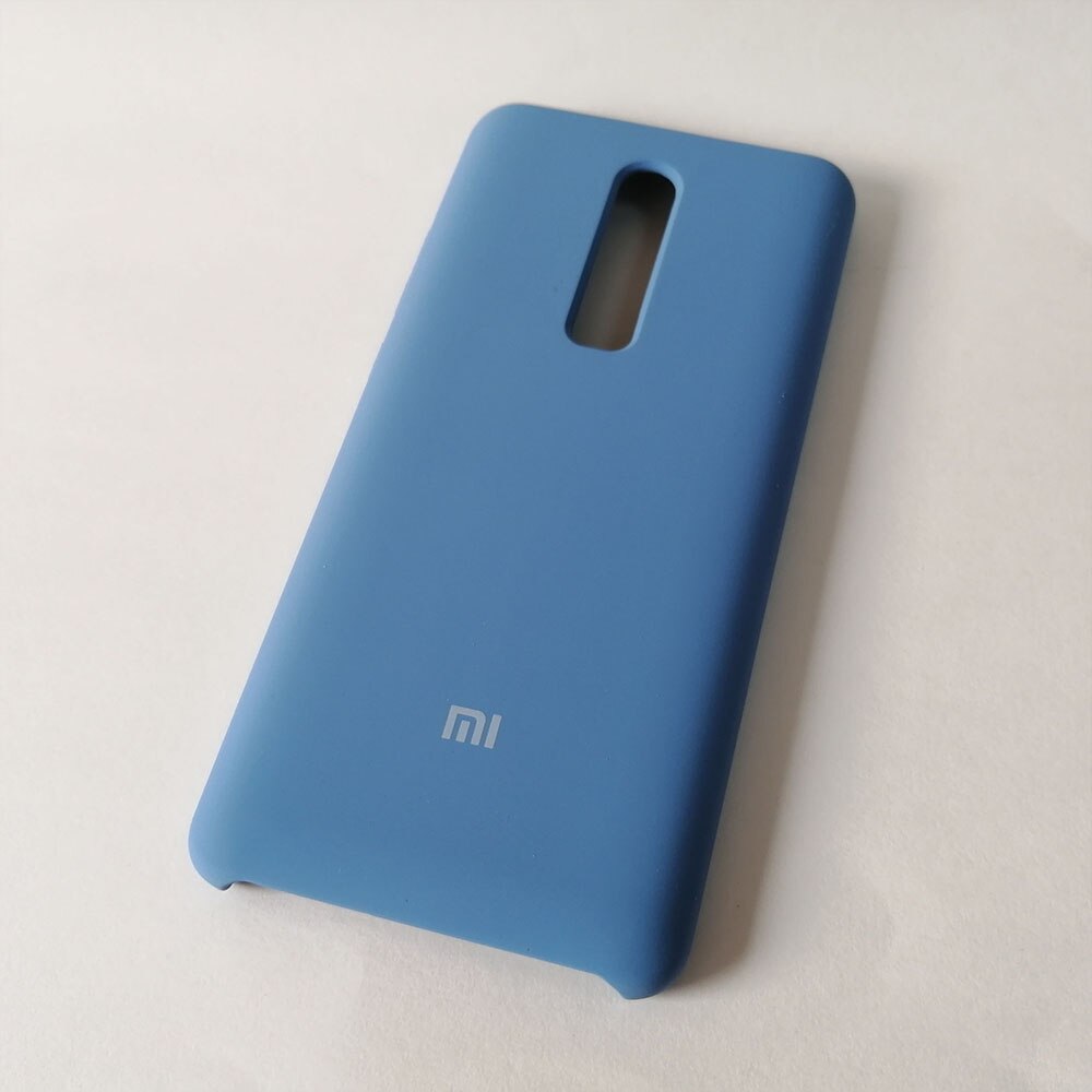 Original für Xiaomi Redmi K20 Einfache Feste Farbe Ultra dünne Weiche Flüssigkeit Silikon Telefon Fall Für Redmi K20 Pro, 5 farbe: Redmi K20 / Blue