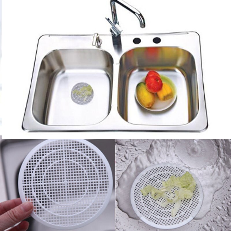 Cuttable Filter Hair Catcher Drain Hair Strainer Tub Sink Cover Anti
