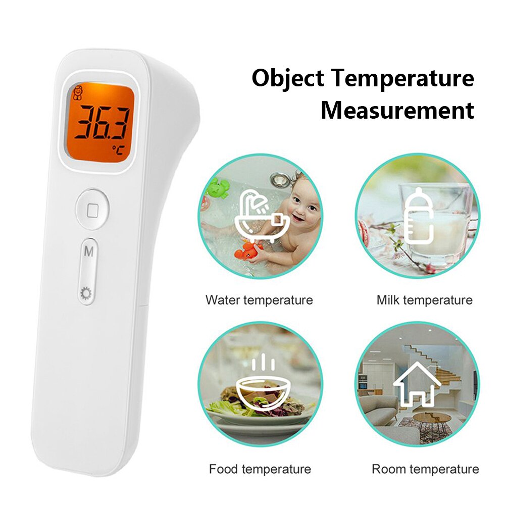 Non-contact Infrared IR Temperature Termometro Baby Adult Digital LCD Temperature Measure Tool Infrarojo termometr термометр: 1 piece