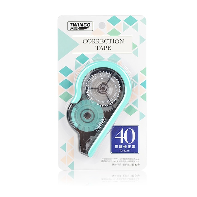 Stationery Island Correction Tape Roller - 5 m x 5 mm - 3 stuks - Correctietape Mouse - Mini Correction Roller - Voor het proeflezen van muis en knutselprojecten, op kantoor, op school en op de campus