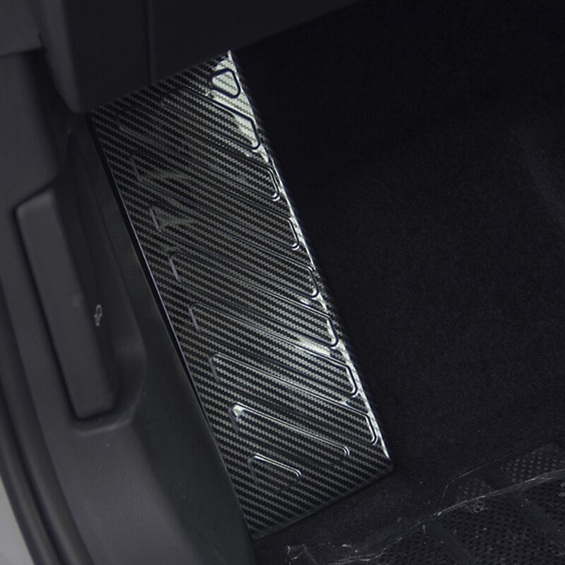 Pédale de repose-pied de voiture en acier inoxydable, antidérapante, accessoire pour Volkswagen VW Golf 8 MK8 2022: Carbon Fiber