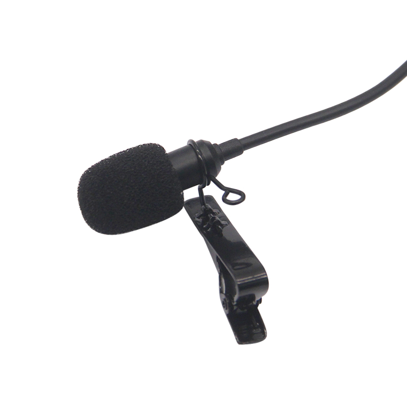 Portable USB Mini Microphone 2m Lapel Lavalier Mic Clip-on External Buttonhole Microphones for Laptop PC Computer Recording Chat