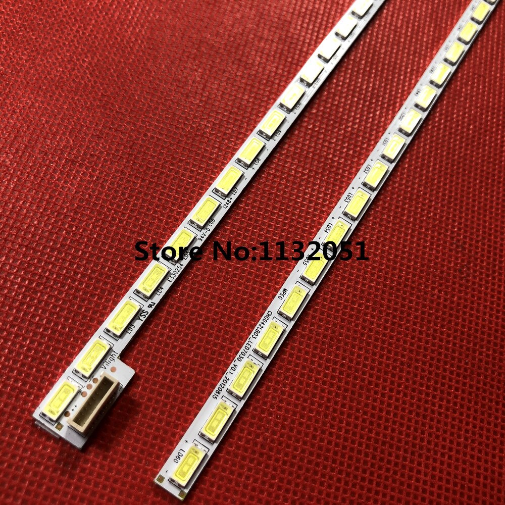60LED 525mm de tira LED para LG 42LS5600 42LS560T 42LS570S 42LS575S T420HVN01.0 Innotek 42 pulgadas 7030PKG 60ea 74.42T23! 001-2-DS1