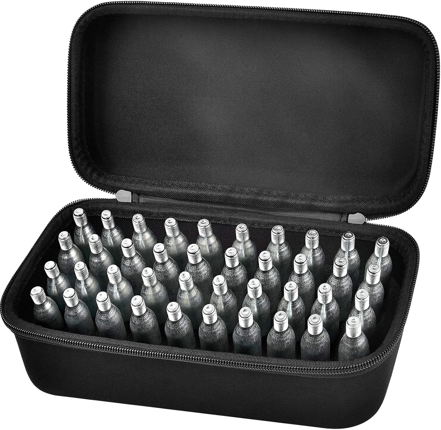 Estuche de almacenamiento de cartuchos de CO2 compatible con Crosman, para Umarexss, para cartuchos Powerlet Leland de 12 gramos y 8 gramos (solo caja): Default Title