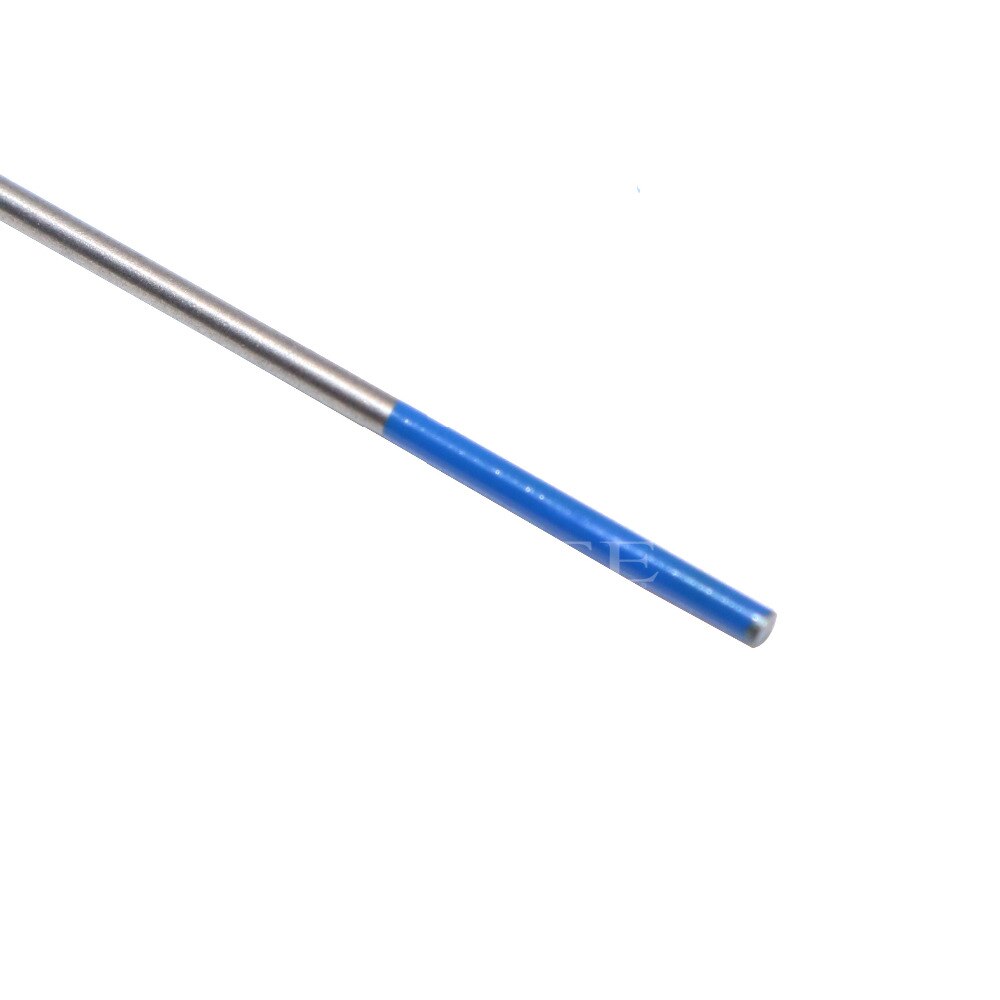 Electrodo de tungsteno lantaniado WL20 para soldadura TIG, 2% x 1,0mm, azul, 10 Uds.