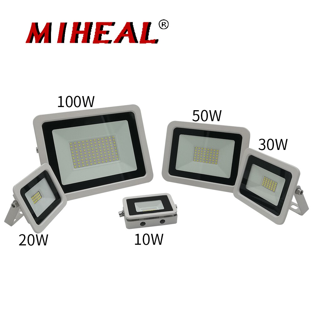 High Intensity 10W 20W 30W 50W 100W LED Industrial lighting 230V White Reflector Commercial Lighting Industrial Warehouse IP68