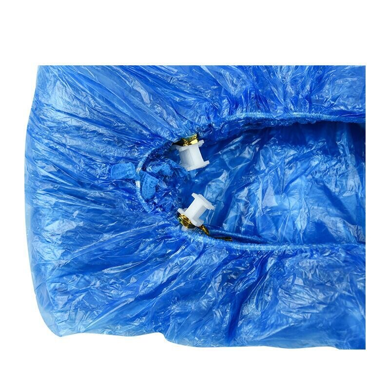 100 sztuk pokrowiec na buty maszyna dozownik gospodarstwa domowego jednorazowe wodoodporne przeciwkurzowe T klamra pokrowce na buty maszyna skrzynka Dom gabinet