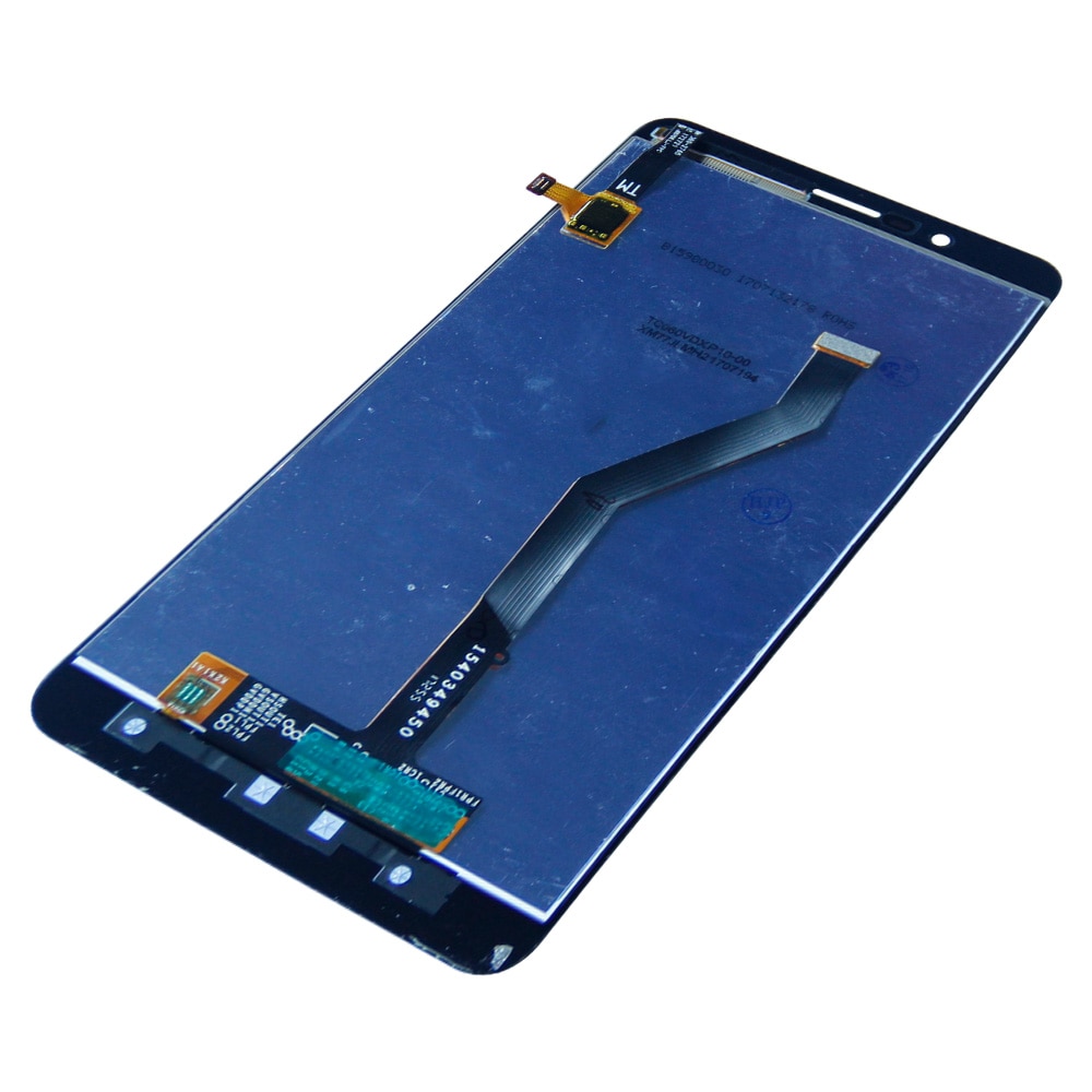 Para zte lâmina z max z982 display lcd tela de toque assembléia substituição com quadro