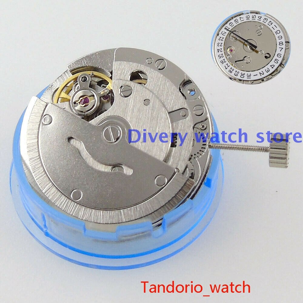 Neue Uhr Bewegung Weiß Datum Rad Echtem Möwe/ST 1612 Automatische Bewegung