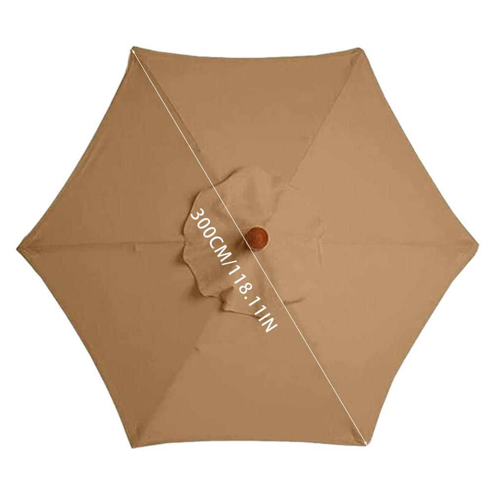 Tela de repuesto para sombrilla de Patio, toldo Hexagonal impermeable para playa, protección solar, accesorios desmontables: Lavanda
