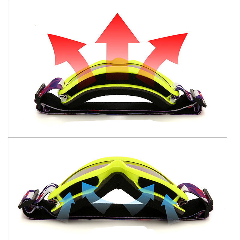 Barnskidglasögon dubbla lager linser imfria pojkar flickor 3-12 år barn skidglasögon vintersport snö snowboardglasögon