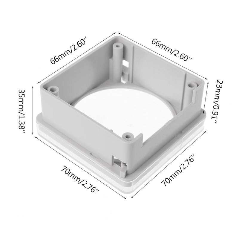 Paneelmontage transparante behuizing waterdichte afdekking voor  cn101 tm618 l701