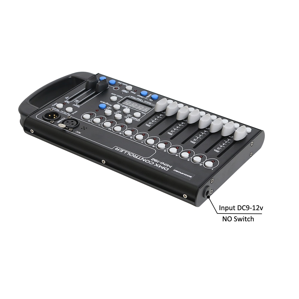 192ch Dmx Controller Handvat Sound Control Led Console Voor Rookmachine Podium Verlichting Effect Toont Disco Licht Restaurant Menu