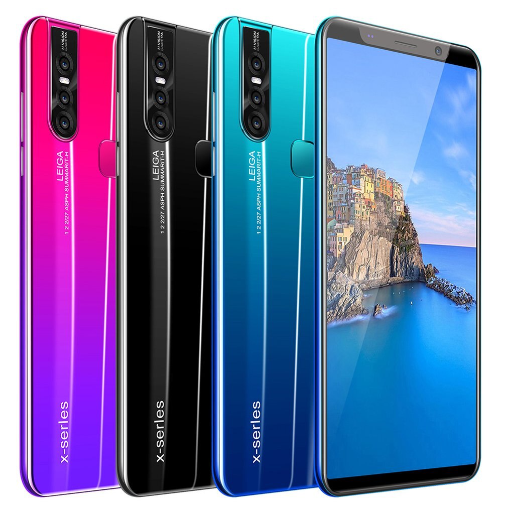 Eu/Us X27 Plus Smartphone 512Mb + 4G 200W Algemene Doeleinden Grote Rechte Screen Quad-Core Smartphone Dual-kaart Dual Standby