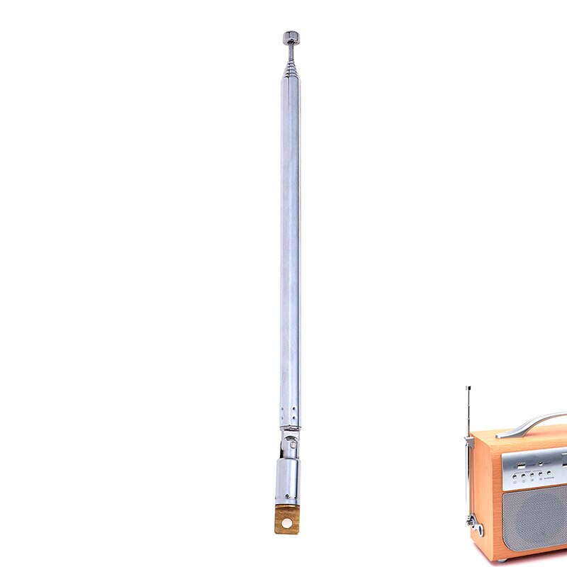 1 Set Telescopic Aerial Antenna 7 Section Extendable Radio Receiver For Home Radio TV Remote Supplies