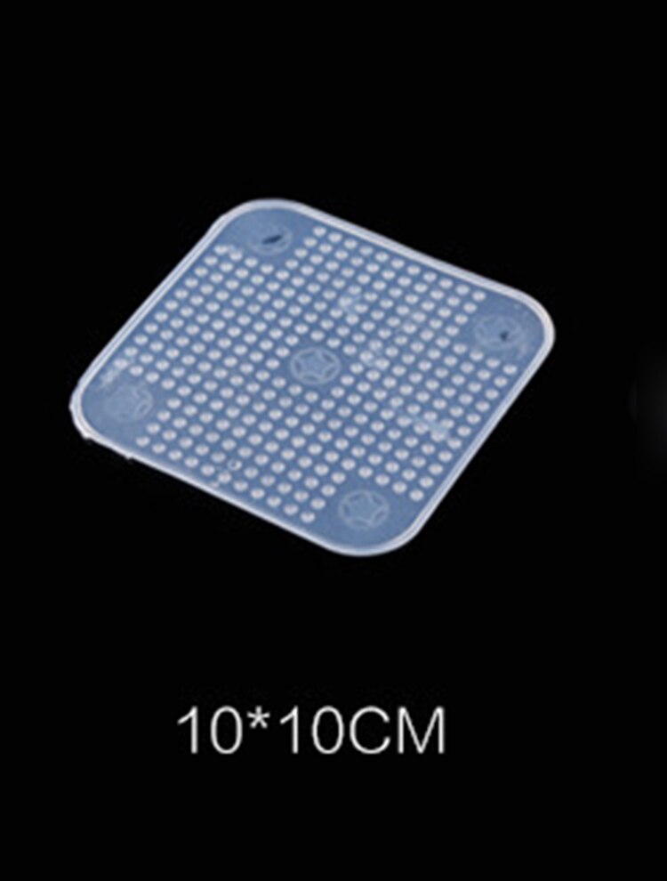 Tapas elásticas de silicona para envolver alimentos, papel para guardar alimentos frescos, sello elástico, Bol de vacío, herramienta de cocina, 4 Uds.: S 1pc