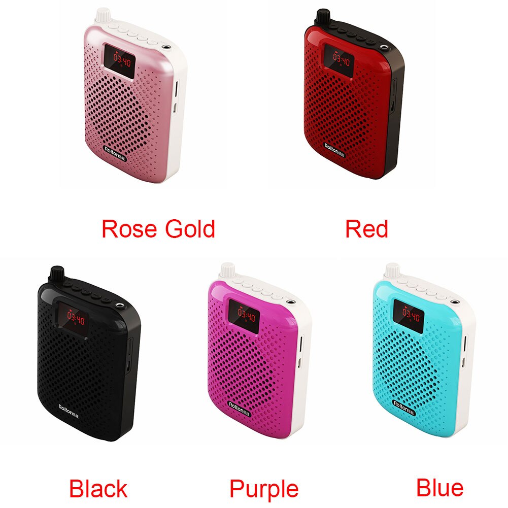 Practical Microphone Wired Coaches Durable Auto Pairing Bluetooth Loudspeaker Portable USB Charging Guide Teaching Easy Operate