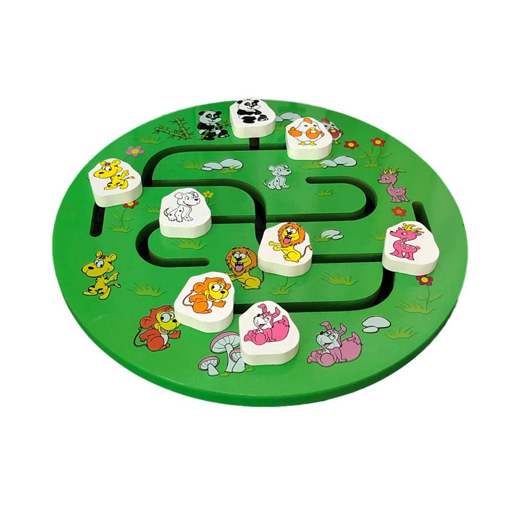 Houten Puzzel Speelgoed Prachtige Patronen En Vakmanschap Cognitieve Nummer Doolhof Speelgoed Oefening Voor Baby Peuters: 01