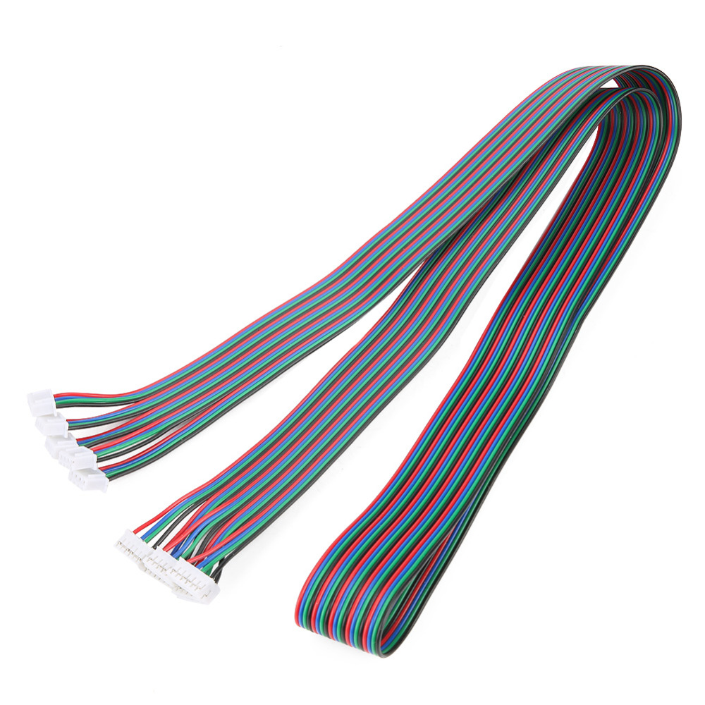 5pcs PH2.0-XH2.54 Female-Female Connector Cable for Nema16 Nema17 Stepper Motor Connector Cables XH2.54 Cable
