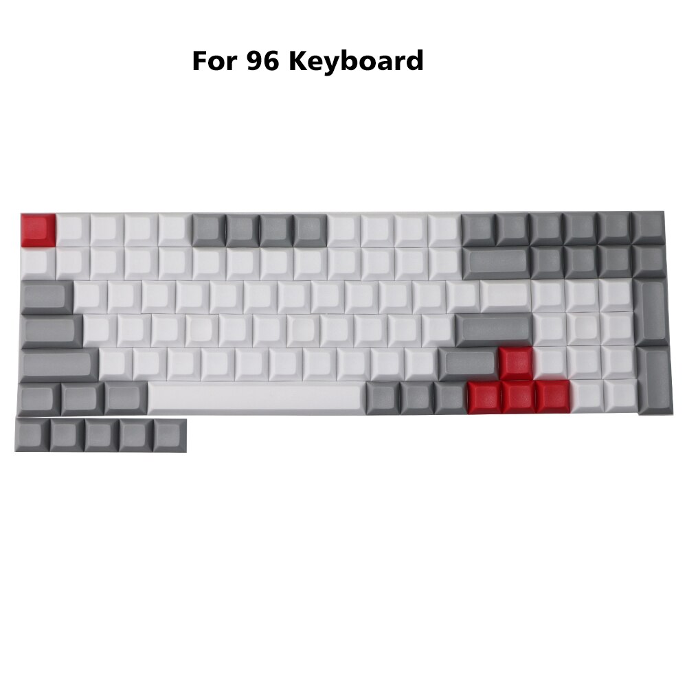 Blank dsa keycaps Profile Thick PBT Keycap For dz60 GH60 XD64 GK64 Tada68 84 96 Cherry MX Mechanical Keyboard: For 96 key