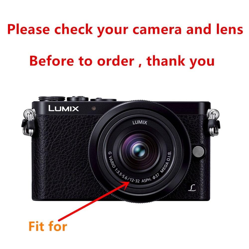 Lente teleobjetivo de aumento 2X de 37mm para Panasonic GF10, GF90, BGF9, GF8, GF7, GM5, GM1, GX80, GX85, GX800, GX850, GX7 II con lente de 12-32mm