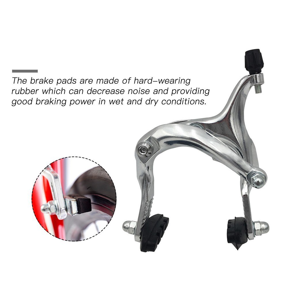 Aluminum Bike U Brake Caliper Front / Rear Long Arm Brake Calipers