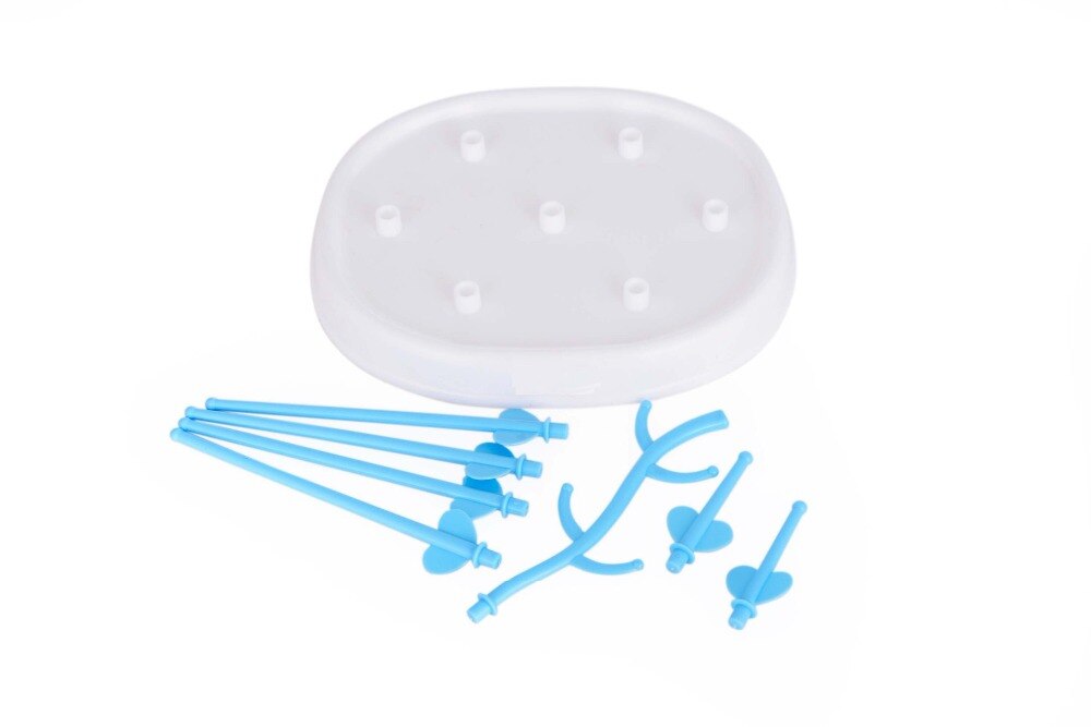 Hand Gratis Fles Houder Baby Set Boom Droogrek Afneembare Boxed Melk Fles Droogrek Opslag Bestek