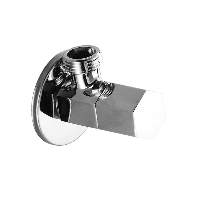 Household Bathing Heat Cold Water Adapter Valve Toilet Hardware Faucet Triangular Threaded Valve Water Pipe Connector Valve G1/2