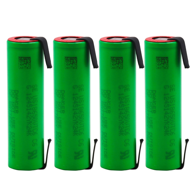 Original VTC6 3.7V 3000mAh 18650 Li-ion Battery 30A Discharge for US18650VTC6 Tools batteries+DIY Nickel sheets