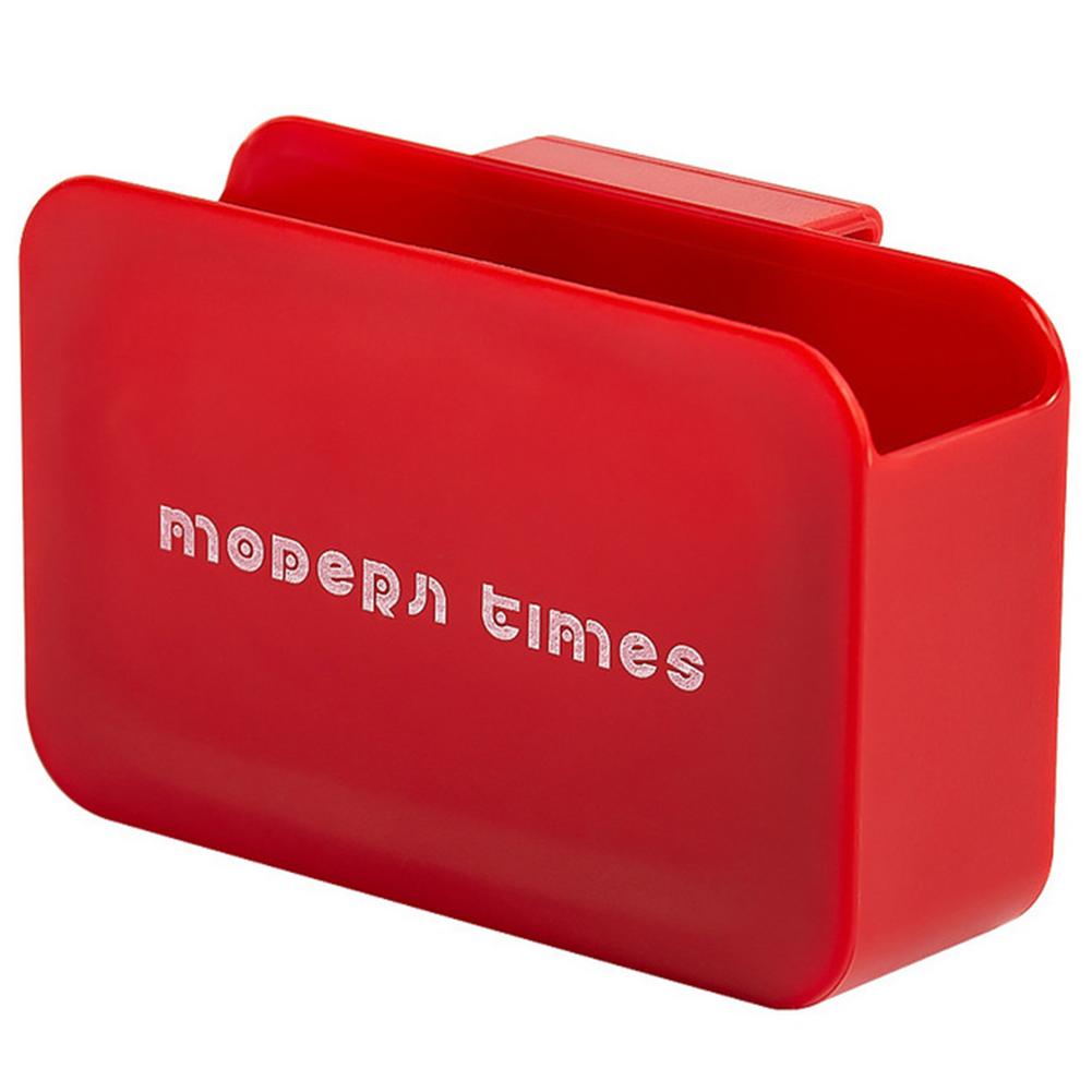 Boîte de rangement pour réfrigérateur suspendu amovible, petit sac suspendu à la porte latérale, boîte de rangement pour réfrigérateur de cuisine, organisateur de réfrigérateur: Rouge