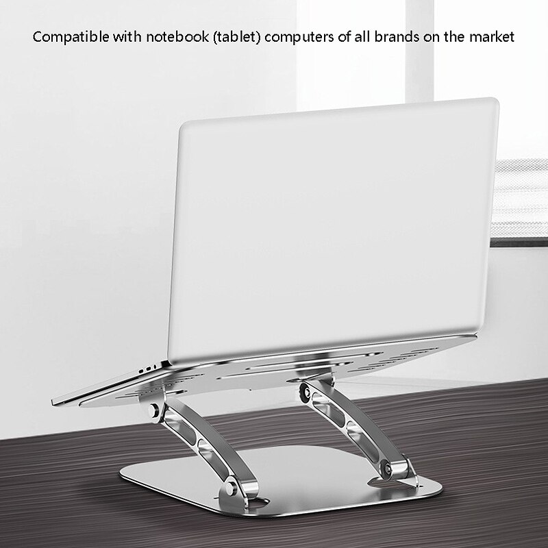 Aluminum Alloy Laptop Stand, Lift Stand Can Be Adjusted At Any Angle to Fold Portable Tablet Cooling Stand