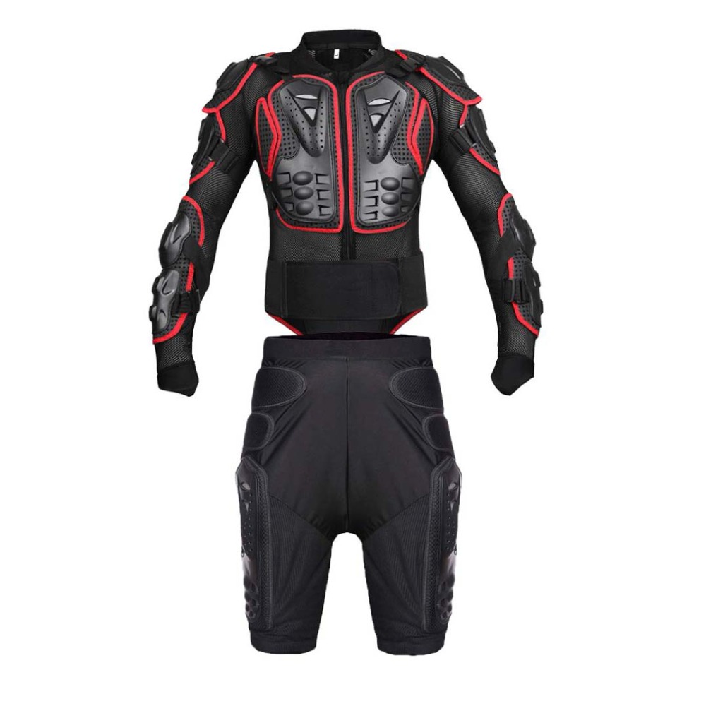 Men's and women's motorcycle Armor Protection Jacket Protector Cross Chest Back Protective shorts protective suits