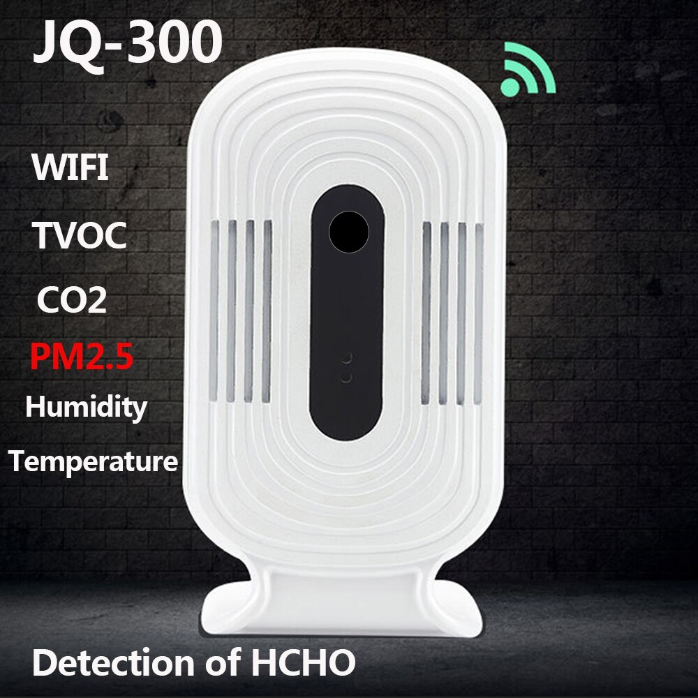 Carbon Dioxide Detector Portable CO2 Meter Detector Carbon Dioxide Rechargeable Air Detector Analyzer CO2 Monitor Tester: JQ-300