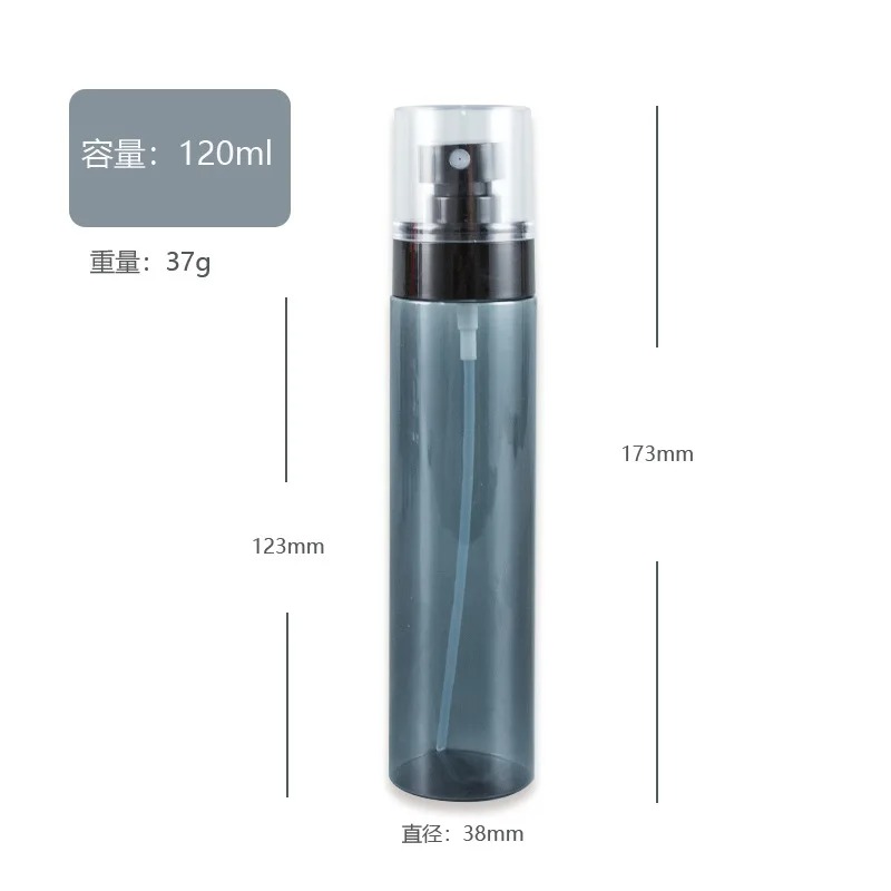 30 ml, 60 ml, 80 ml, 100 ml, schwarze Sprühflasche, feiner Nebel, Unterabfüllung, zerstäubte Reise, tragbare kleine Sprühflasche: Lila