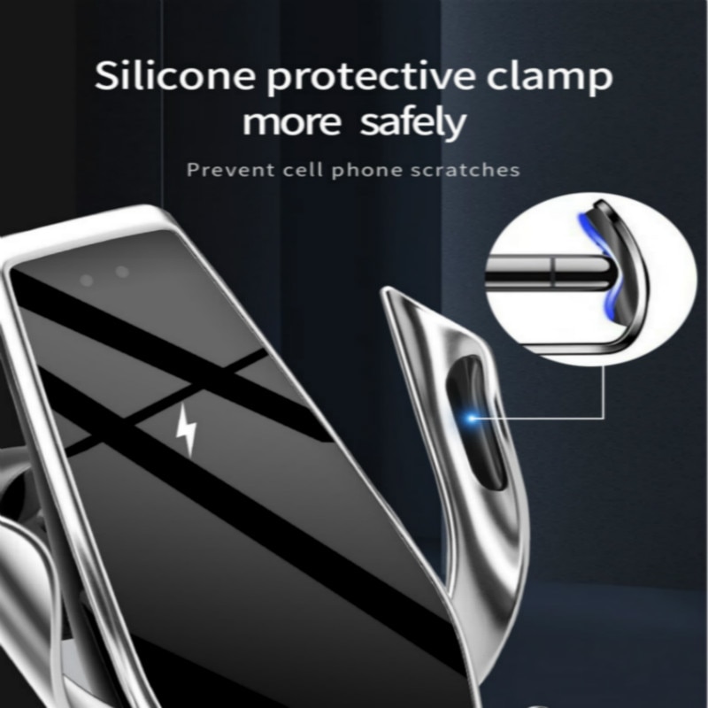 Automatic Clamping 15W Fast Car Wireless Charger for Samsung S20 S10 iPhone 11 Pro XS XR X 8 Infrared Sensor Phone Holder Mount