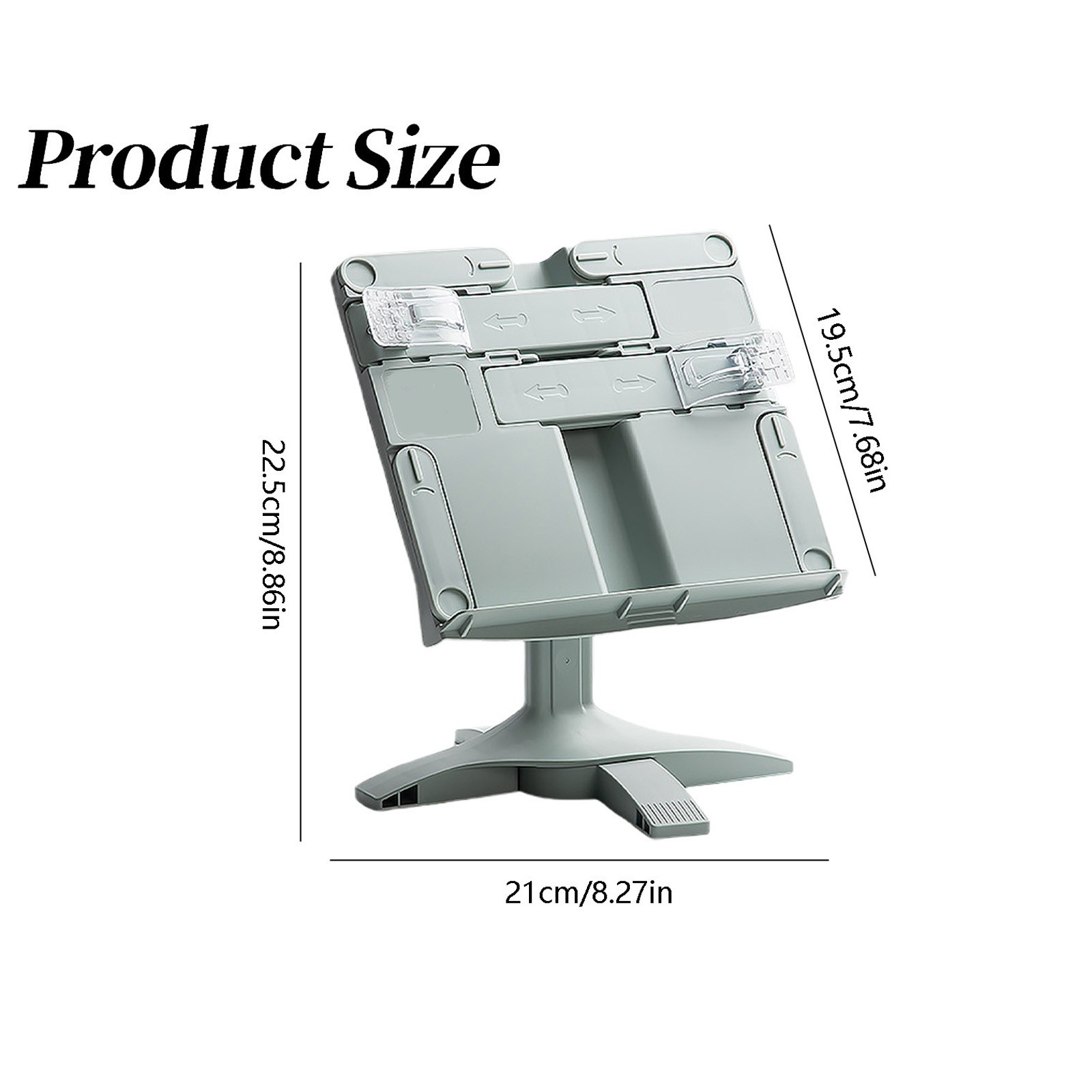 Plastic verstelbare leesboekenplank Draagbare multifunctionele telefoon onbetaalde ondersteuning Houder Bureauopslag Boekaccessoires