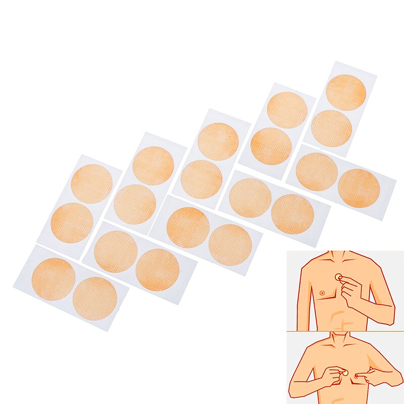 For Adult Games 10 Pairs Disposable Men Adhesive Breast Nipple Covers Sticker Bra Pad Patch