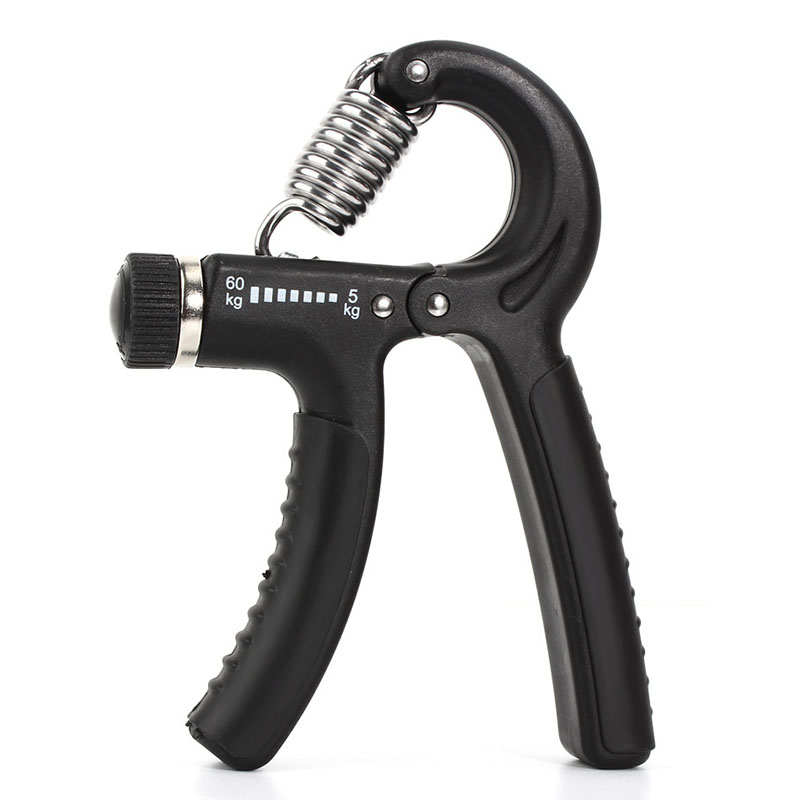 Grip dynamometer male arm strength training electronic counting five-finger exerciser 100kg fitness mechanical record: black