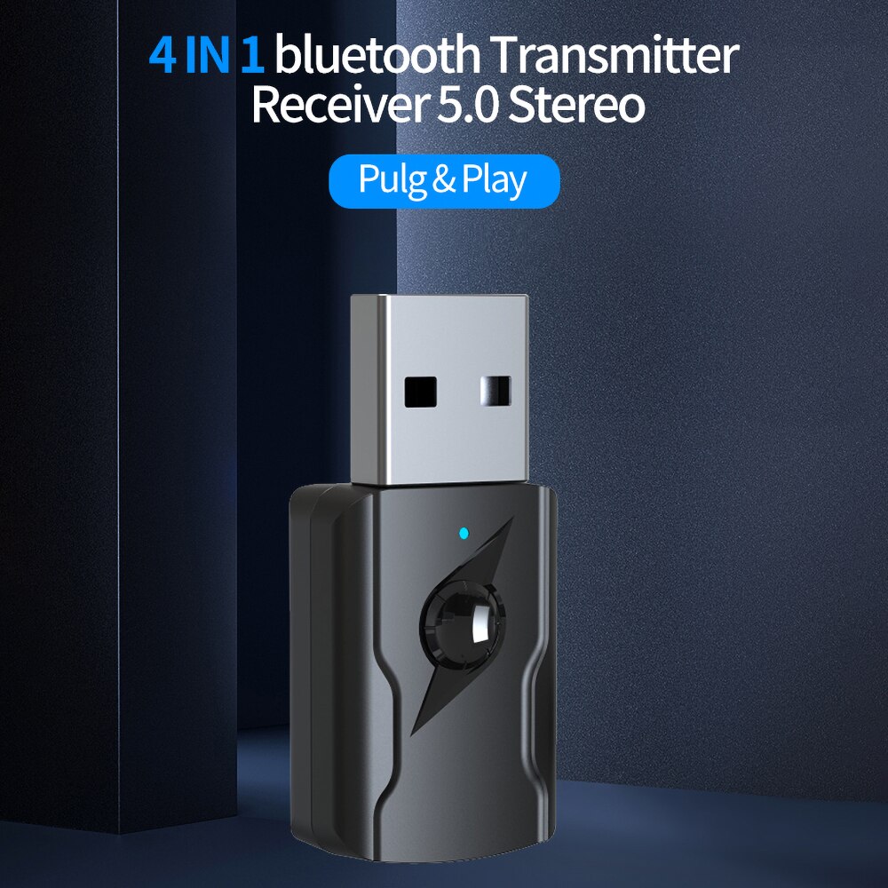 Bluetooth Dongle USB Wireless USB Bluetooth Adapter 5.0 for Computer Bluetooth 5.0 PC Adapter Bluetooth Receiver Transmitter