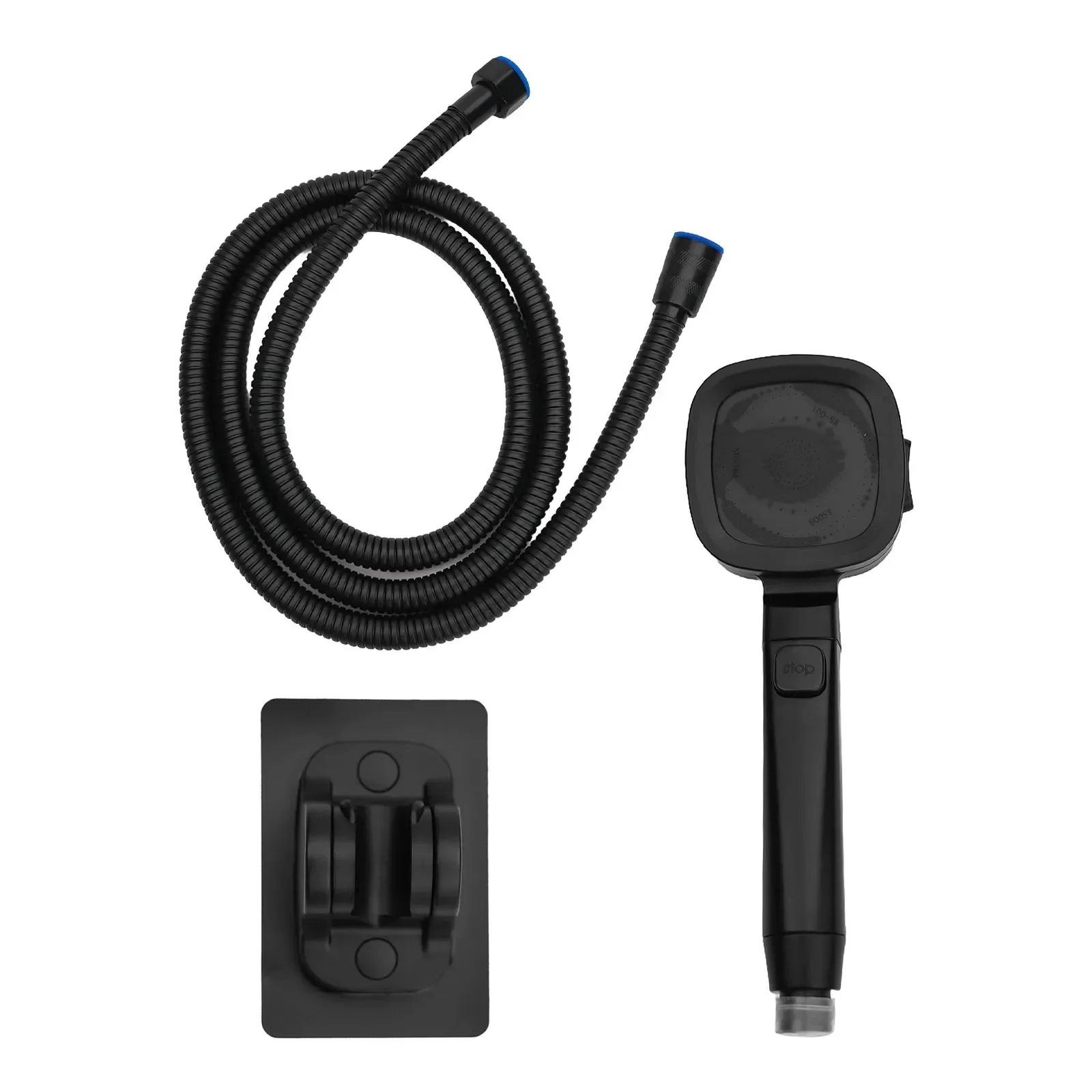 Handheld Shower Head Jet Wash Spray Modes Inches Stainless Steel Hose High Pressure Hose RV Camper Reliable Performance