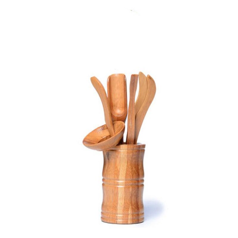 Tea Ceremony Tools Six Gentlemen Bamboo Tea Accessories Kung Fu Tea Cereamony Set Chinese Tea Bamboo Utensils 6pcs/set
