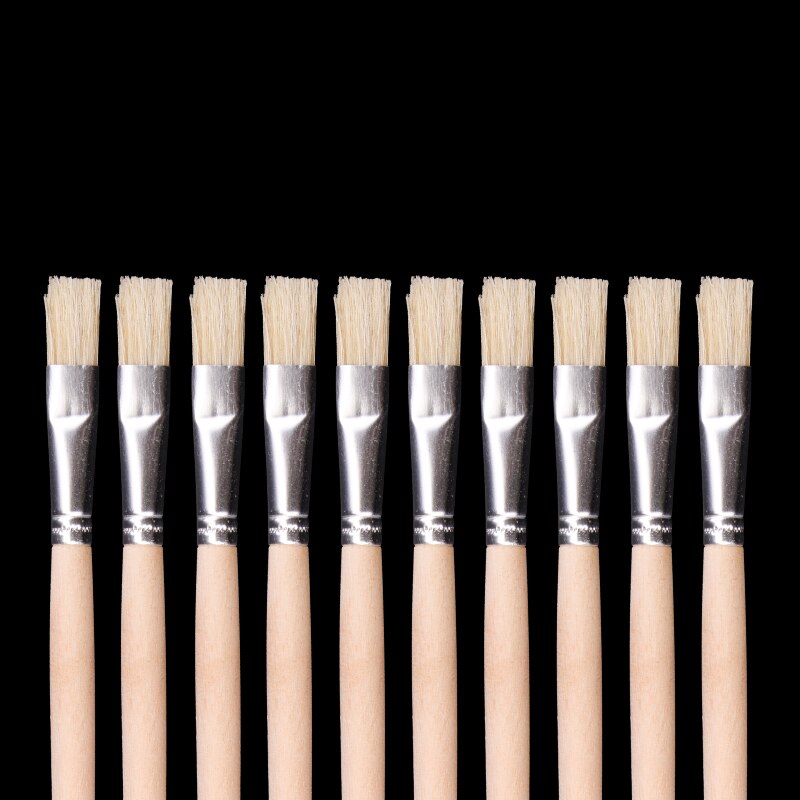 10Pcs Hard/soft bristle brush Anti-static Brush PCB Mainboard Rework ESD Brush For Mobile Phone PCB BGA CHIP IC Repair Soldering