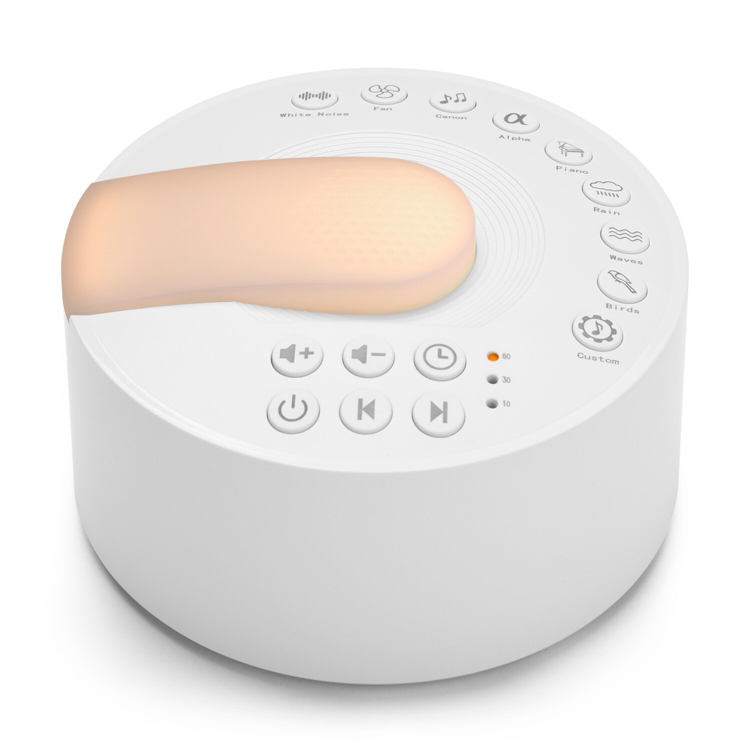 White Noise Sound Machine for Adults, Kids, or Sleeping Baby with 15 Sounds | Portable Sound Machine | Kids Sleep Machine