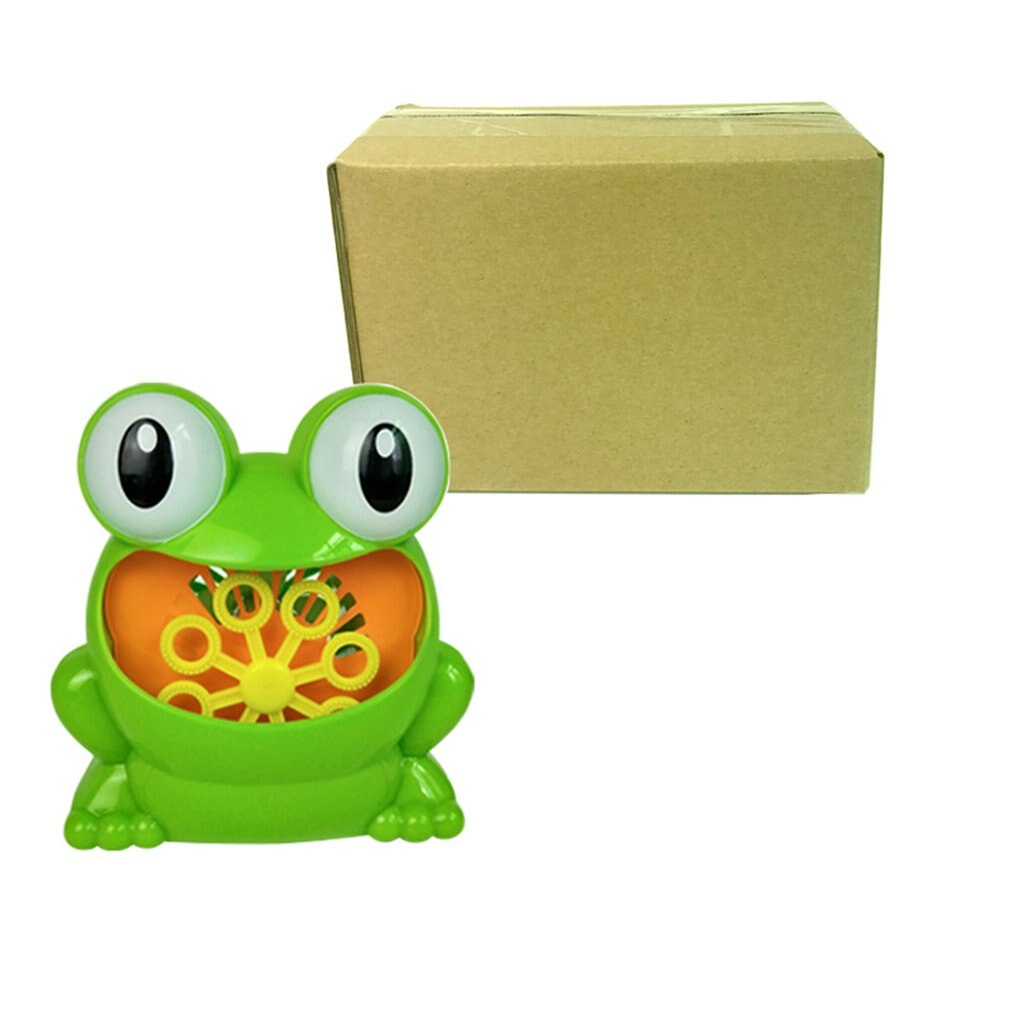 blasiert Maschine Badewanne Große Frosch Automatische blasiert Hersteller Spielzeug mit 24 Musik Lied Schlecht Spielzeug für Baby Jungen Mädchen
