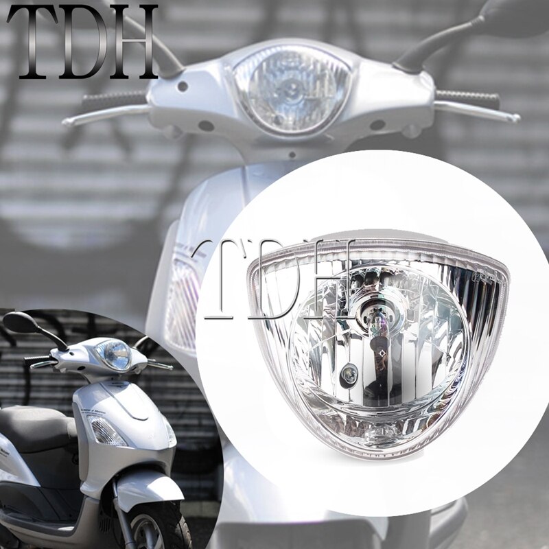 Clear Front Headlight Lamp Bulb Head Light Scooter for Fly 50 2T 4T 100 125 4T Euro 3 150 4T Euro 3 Liberty 50 125