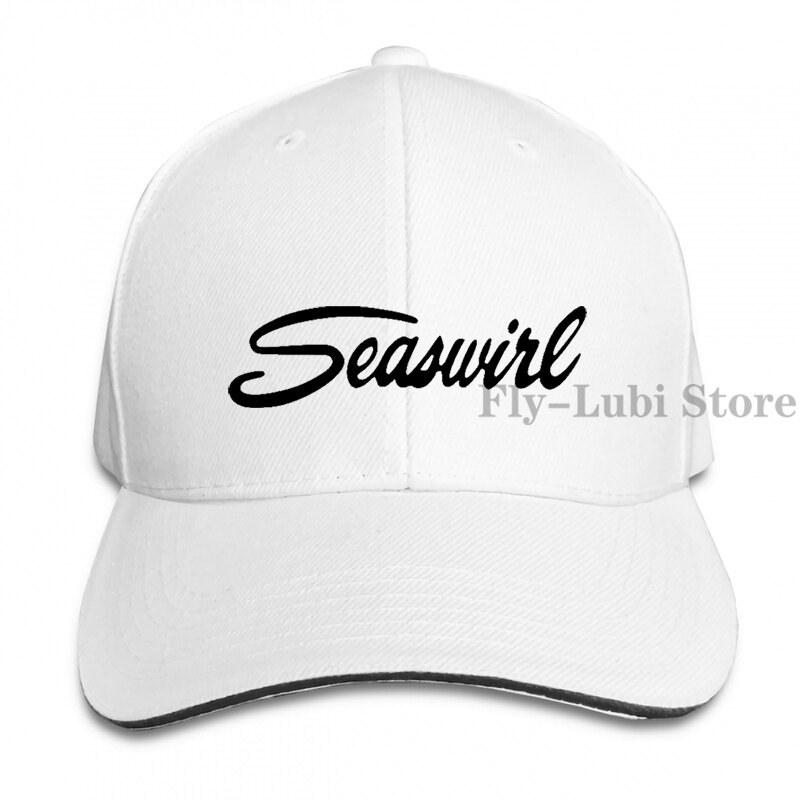 Striper Seaswirl-gorra de béisbol ajustable para hombre y mujer, sombrero de camionero, Kit de barco (2): 1-White